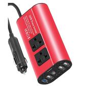 Invertitore Potenza Convertitore Di Tensione Da 12 V CC A 220 V CA 230 V 500 W/400 W Con LED Presa Europea Presa Accendisigari Per Auto Accessori Per Auto Inverter(500W-RED)