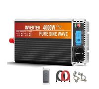 Invertitore Potenza Convertitore Inverter A Onda Sinusoidale Pura Da 3000 Watt 12 V CC A 220 V Per Sistemi Solari Fuori Rete Per Camper E Roulotte(12V,Peak power 4000W)