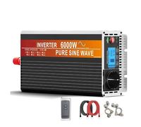 Invertitore Potenza Convertitore Inverter A Onda Sinusoidale Pura Da 3000 Watt 12 V CC A 220 V Per Sistemi Solari Fuori Rete Per Camper E Roulotte(24V,Peak power 6000W)