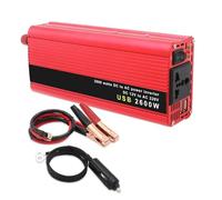 Invertitore Potenza Convertitore Portatile Power Bank Inverter Solare Doppia Presa USB Universale DC 12v A AC 220V 300W 1500W 2000W 2600W(2600W)