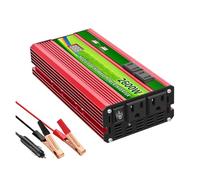 Invertitore Potenza Convertitore Potenza Picco Inverter Universale 1600W 2600W 3000W CA 110V CC 12V 24V Caricatore Automatico Portatile Migliorato Internazionale Uni Inverter(12V24V 2600W110V60HZ)