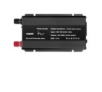 Invertitore Potenza Inverter 12v 220v 1000W 1500W Onda Sinusoidale Pura Spina UE UN Frequenza 50Hz 60Hz Convertitore Con 3.1A LED Doppio USB Solare Auto Trasformatore Inverter(1000W 12v 60hz UN)