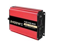 Invertitore Potenza Inverter A Onda Sinusoidale Pura 1000W/2200W/3000W/4000W CC 12V/24V A CA 220V 50Hz Inverter Potenza Adattatore Convertitore Caricabatterie Presa UE Inverter(12V,2400W)