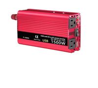 Invertitore Potenza Inverter DC 12V A AC 110V 100V 120V 300W/500W/1500W/2000W Convertitore Di Tensione Trasformatore Presa US Spina Accendisigari Per Auto Inverter(1500W)