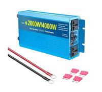 Invertitore Potenza Inverter Per Auto A Onda Sinusoidale Pura 3000W E 4000 60Hz 50 12V 24 110 220 CC CA Con Doppio Trasformatore Tensione USB Display LED Inverter(4KW 12V 220V 50HZ UN)