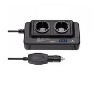 Invertitore Potenza Inverter Per Auto Accendisigari CC A CA Da 12 V A 220 V 200 W Con Presa CA UE 4 USB Potenza Di Picco 400 W Accessori Inverter