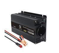 Invertitore Potenza Inverter Potenza 2000W CC 12 V A CA 220 V Convertitore Tensione Solare Presa UE Spina Accendisigari Per Auto Nero Inverter(1500W)