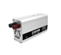 Invertitore Potenza Inverter Potenza 2000W CC 12V A CA 220V Per Accendisigari Per Casa O Auto Convertitore Universale Per Ventola Raffreddamento Con Doppia Presa USB Inverter(2000W silver)