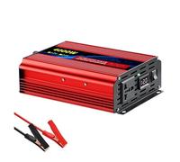 Invertitore Potenza Inverter Potenza A Onda Sinusoidale Pura 1000W-4000W DC 12V/24V A AC 220V 50Hz Adattatore Caricabatterie Presa Universale Inverter(12V 4000W 220V)