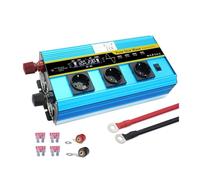 Invertitore Potenza Inverter Sinusoidale Puro Da 12V/24V CC A 220V CA 230V Con Telecomando Display LCD Convertitore Auto Camper Batteria Solare Presa Universale Da 8000W(DC12V,50Hz,B 6000W peak)