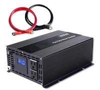 Invertitore Potenza Inverter Solare A Onda Sinusoidale Pura 1000W 12V/24V/36V/48V CC A Convertitore Tensione CA 120V/220V/230V/240V LCD 200 W Inverter(100V,French or UK,48V)