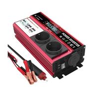 Invertitore Potenza Power Per Computer Portatili Telefono Auto 12V A 220-240V 4000W Display LCD Inverter Potenza Presa UE Solare Dual USB Ricarica Rapida(3000W)