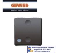 INVERTITORE TASTO LARGO 16AX GEWISS SYSTEM BLACK GW21580