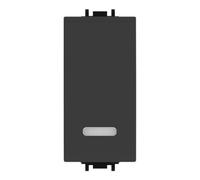 INVERTITORE UNIPOLARE SPIA NERO VP42 COMPATIBILE VIMAR PLANA VP42-MN-ECO27242 ECOVA
