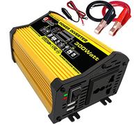 Invertitori di corrente per veicoli, Riloer 3000W Universal Car Power Inverter Convertitore da DC 12V a AC 220V Caricatore con doppia porta USB, a basso rumore