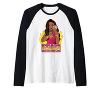 Investi nel Tuo Sogno macina Ora Dopo Melanin Queen Maglia con Maniche Raglan