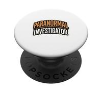 Investigatore paranormale fantasma spaventoso cacciatore PopSockets PopGrip Adesivo