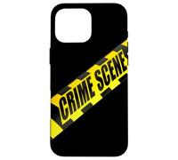 Investigatore scientifico della polizia del nastro forense della scena del crimine Custodia per iPhone 16 Pro Max