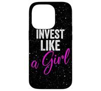 Investire come una ragazza Trading Investire Forex Woman Trader Custodia per iPhone 14 Pro