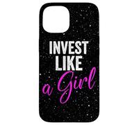 Investire come una ragazza Trading Investire Forex Woman Trader Custodia per iPhone 15