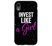 Investire come una ragazza Trading Investire Forex Woman Trader Custodia per iPhone XR