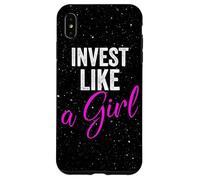 Investire come una ragazza Trading Investire Forex Woman Trader Custodia per iPhone XS Max