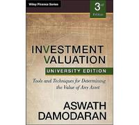 Aswath Damodaran Investment Valuation (Tascabile)