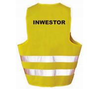 INVESTOR - Gilet riflettente con stampa, REGALO LAVORO