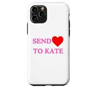 Invia amore a Kate Middleton Kate Middelton colore rosa Custodia per iPhone 11 Pro
