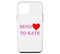Invia amore a Kate Middleton Kate Middelton colore rosa Custodia per iPhone 12 mini