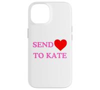 Invia amore a Kate Middleton Kate Middelton colore rosa Custodia per iPhone 14