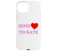 Invia amore a Kate Middleton Kate Middelton colore rosa Custodia per iPhone 15 Plus