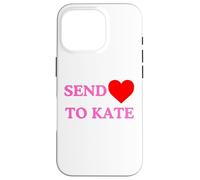 Invia amore a Kate Middleton Kate Middelton colore rosa Custodia per iPhone 16 Pro