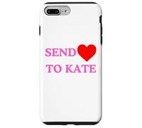 Invia amore a Kate Middleton Kate Middelton colore rosa Custodia per iPhone 7 Plus/8 Plus