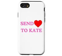 Invia amore a Kate Middleton Kate Middelton colore rosa Custodia per iPhone SE (2020) / 7 / 8