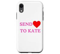 Invia amore a Kate Middleton Kate Middelton colore rosa Custodia per iPhone XR