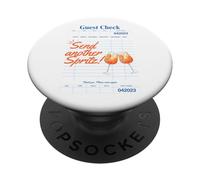 Invia un altro spritz guest check spritz italiano estate PopSockets PopGrip Adesivo
