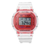 Invicta Activa Digitale Orologio da Uomo in plastica con movimento Quarzo - 44mm, Bianco/Rosso