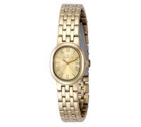 Invicta Angel Orologio da Donna in acciaio inossidabile con movimento Quarzo - 20mm, Oro