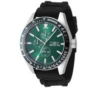 Invicta Aviator 47591 Orologio da Uomo - Impermeabile - Analogico - Movimento Quarzo - acciaio inossidabile con quadrante verde - 45mm
