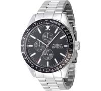 Invicta Aviator 47592 Orologio da Uomo - Impermeabile - Analogico - Movimento Quarzo - acciaio inossidabile con quadrante grigio - 45mm