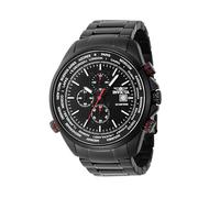 Invicta Aviator 47820 Orologio da Uomo - Impermeabile - Analogico - Movimento Quarzo - acciaio inossidabile con quadrante nero - 50mm