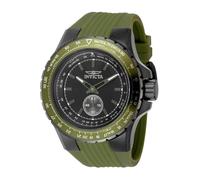 Invicta Aviator 49311 Orologio da Uomo - Impermeabile - Analogico - Movimento Quarzo - acciaio inossidabile con quadrante nero - 50mm