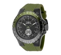 Invicta Orologio Uomo Aviator 49323 – Acciaio inossidabile 50mm, Quadrante nero, Impermeabile
