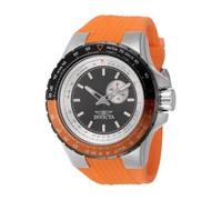 INVICTA Aviator 49721 - Orologio da uomo, impermeabile, analogico, movimento al quarzo, in acciaio inossidabile con quadrante grigio, 50 mm