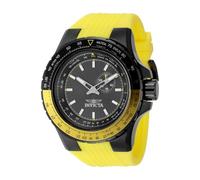 INVICTA Aviator 49723 - Orologio da uomo, impermeabile, analogico, movimento al quarzo, in acciaio inossidabile con quadrante grigio, 50 mm