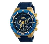 Invicta Aviator Orologio da Uomo in acciaio inossidabile con movimento Quarzo - 49mm, Blu/Oro