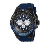 Invicta Aviator Orologio da Uomo in acciaio inossidabile con movimento Quarzo - 50mm, Nero/Blu
