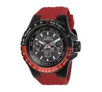 INVICTA Aviator 33039 - Orologio da uomo, 50 mm, rosso, Big, Cronografo, movimento al quarzo