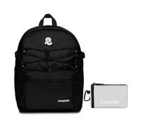 Invicta BLOW UP PLAIN BACKPACK GRS + Invicta Portafoglio, Grigio, Portafogli Con